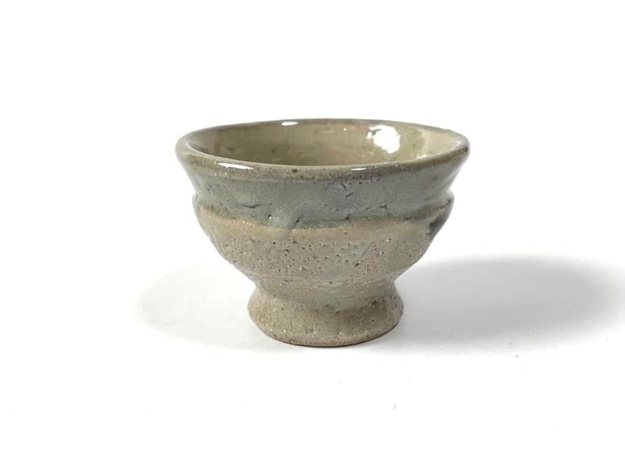 浜田庄司 掛分釉盃 ぐい呑み 酒器 人間国宝 民藝 R1619 浜田庄司 掛分