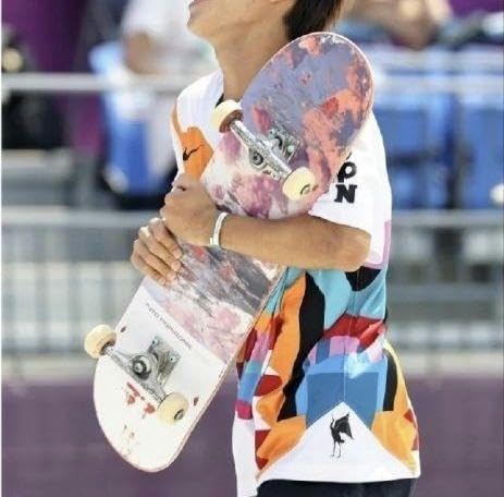 Amazon.co.jp: エイプリル堀米雄斗 スケートボードデッキ 8.0インチ