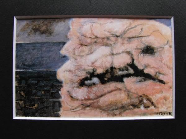 三岸 節子、雷が来る、希少な額装用画集より、新品高級額装付、状態良好