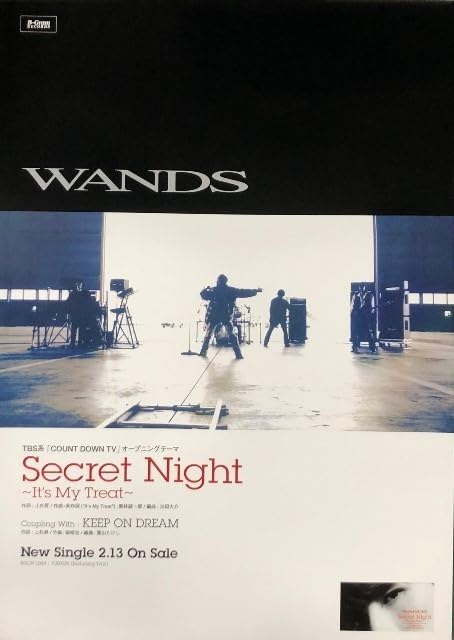 Amazon.co.jp: WANDS ワンズ B2 告知 ポスター Secret Night It's My