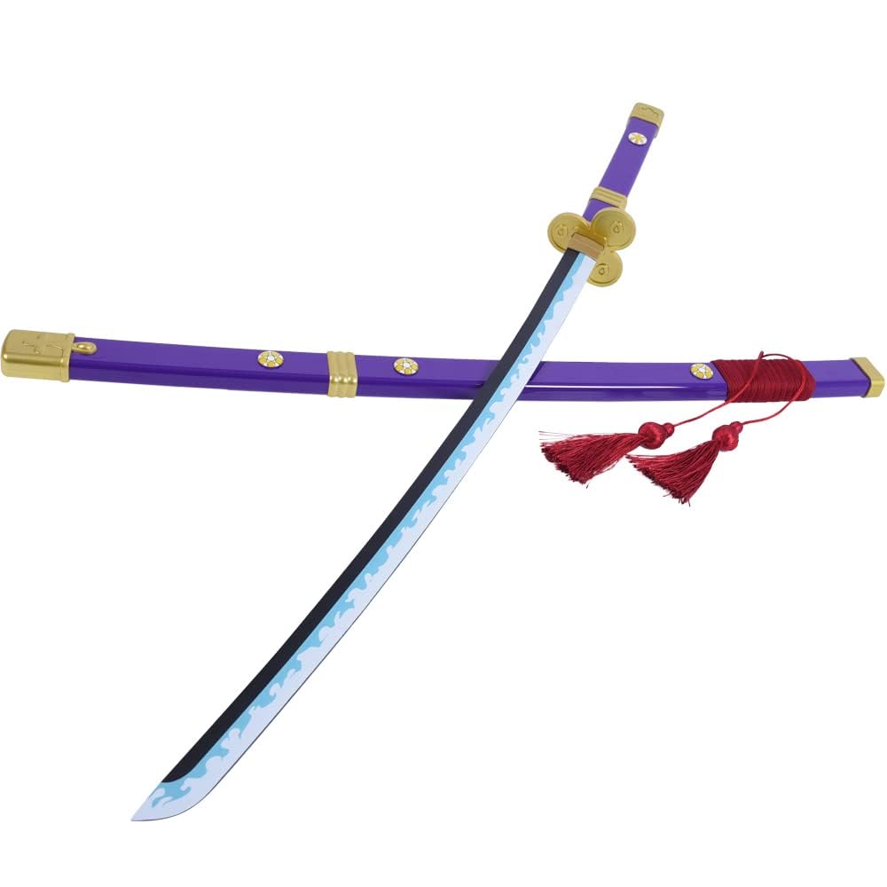 ワンピースシリーズ紫閻魔 模造刀 居合刀 武士道 ロールプレイ 手鍛造