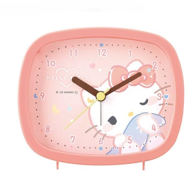 Amazon.co.jp: スクエアライトクロック ハローキティ むにゃっと