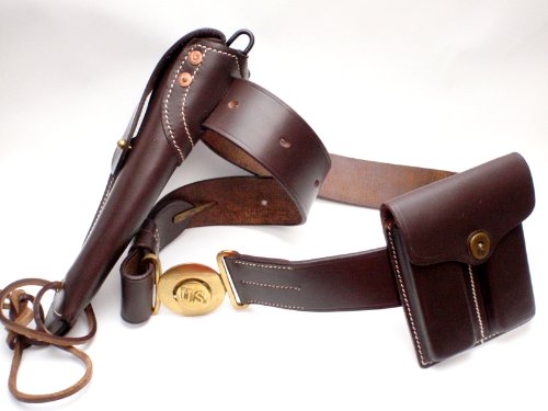 WWⅡ 米軍 ガバメント用ホルスター、マガジンポーチ、ピストルベルトの