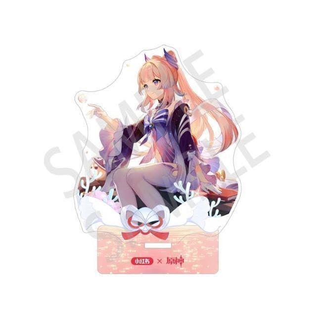 Amazon.co.jp: 原神 珊瑚宮心海 RED BOOKコラボ アクリルスタンド