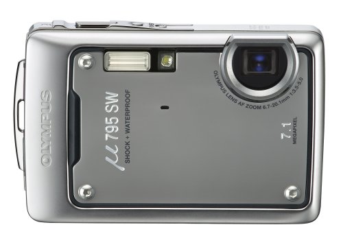 Amazon | OLYMPUS 防水デジタルカメラ μ795SW (ミュー) ダークシルバー