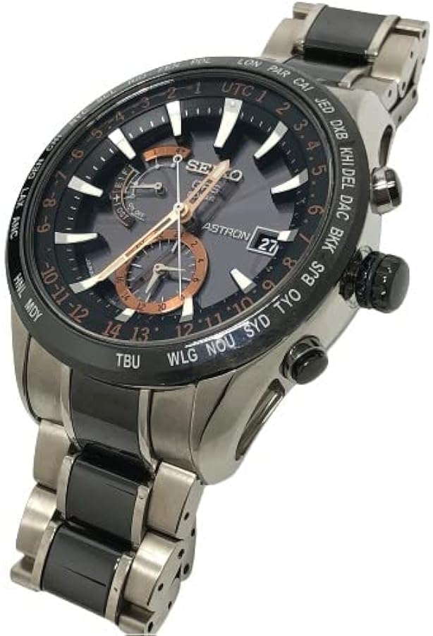 Amazon.co.jp: Seiko 7X52-0AF0 Astron GPS Solar Date Watch Titanium