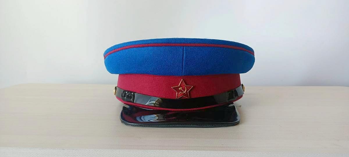 Amazon.co.jp: WW2 ソ連軍 NKVD 内務人民委員部 制帽 軍帽 レプリカ