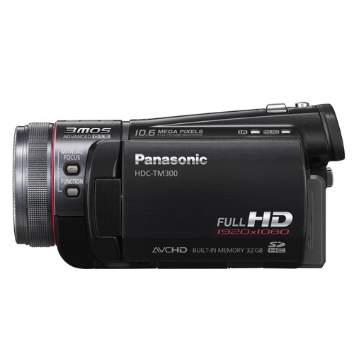 Amazon.com : Panasonic HDC-TM300 Twin Media HD Camcorder (Black
