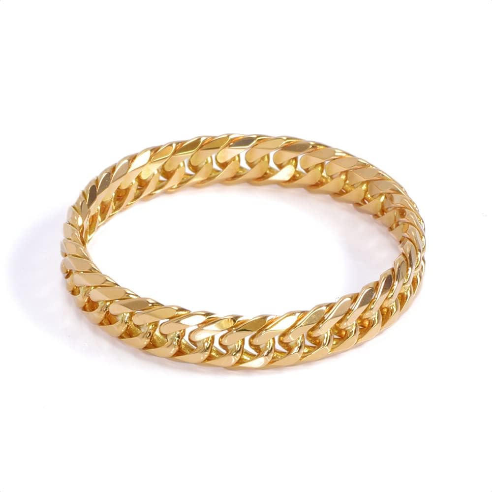 Amazon | [SPERANZA] [スペランツァ] K18 18金 喜平 リング 6面ダブル