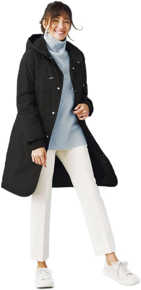 Amazon | [ドゥクラッセ] グログラン使い・ダウンコート (16331) XXL