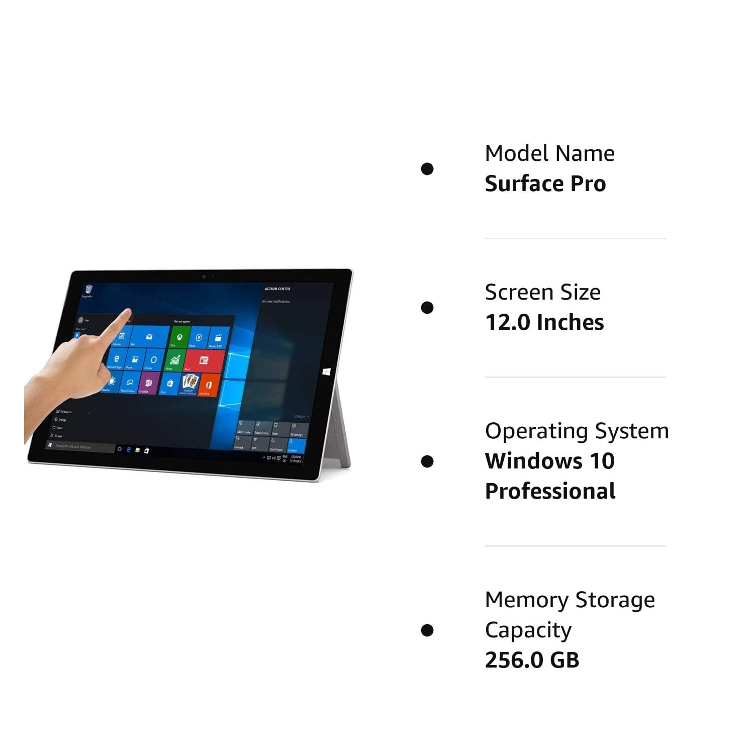 Amazon.com : Microsoft Surface Pro 3 (256 GB, Intel Core i5