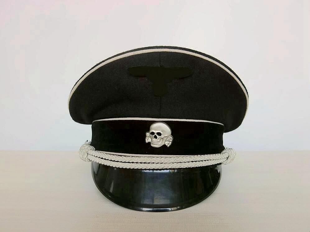 Amazon.co.jp: WW2 ドイツ軍 アルゲマイネ 将校用 制帽 軍帽 黒 ウール