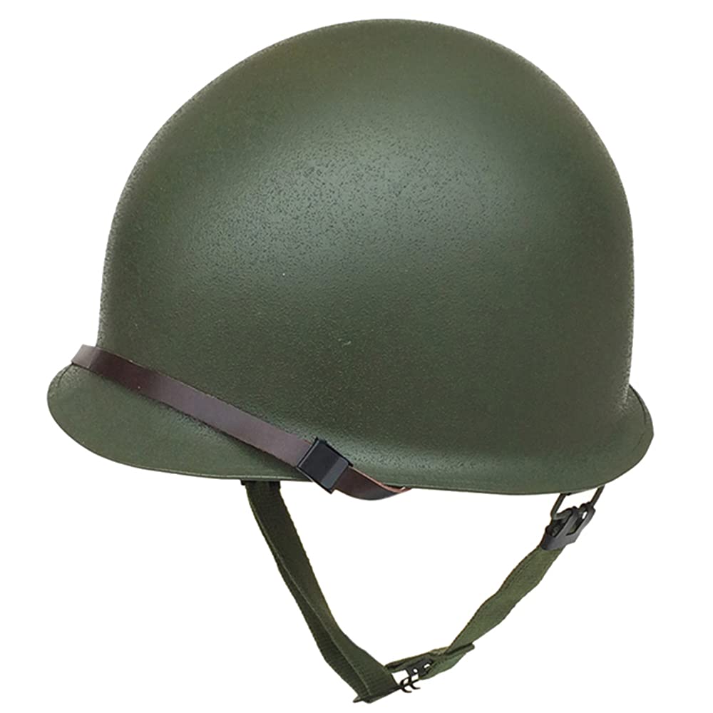 Amazon | アメリカ軍 米軍 M1 ヘルメット 鉄帽 (緑の裏地