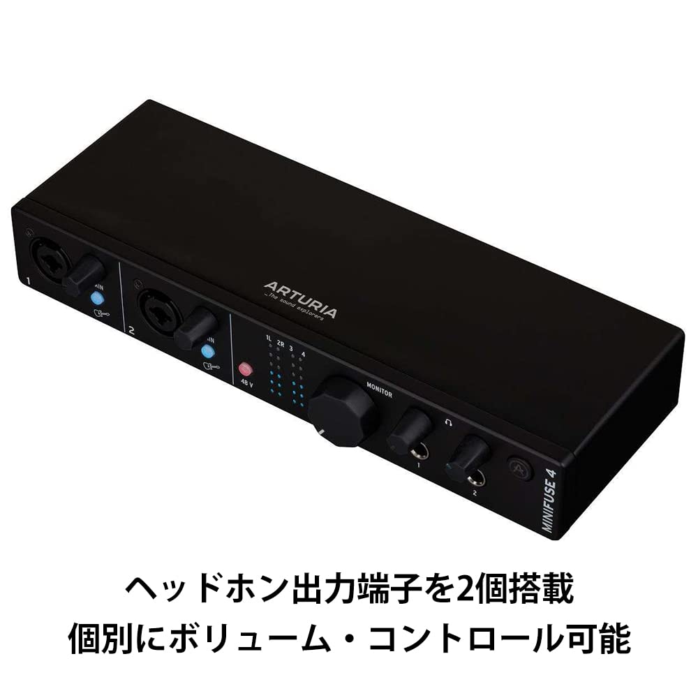 Amazon.co.jp: ARTURIA アートリア 音楽制作ソフト付属 4イン4アウト