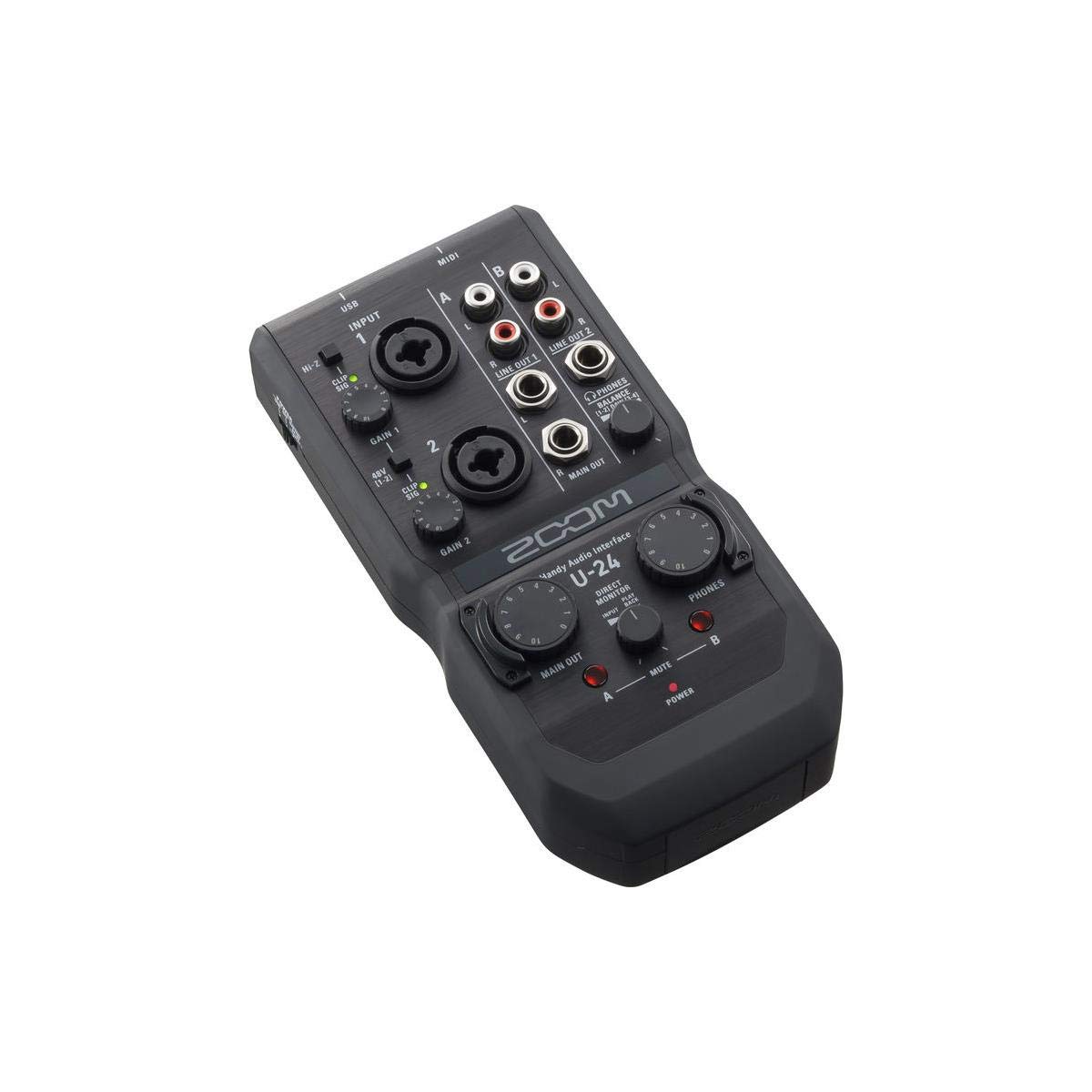 Amazon.com: Zoom U-24 Handy Audio Interface, 2-Channel Portable