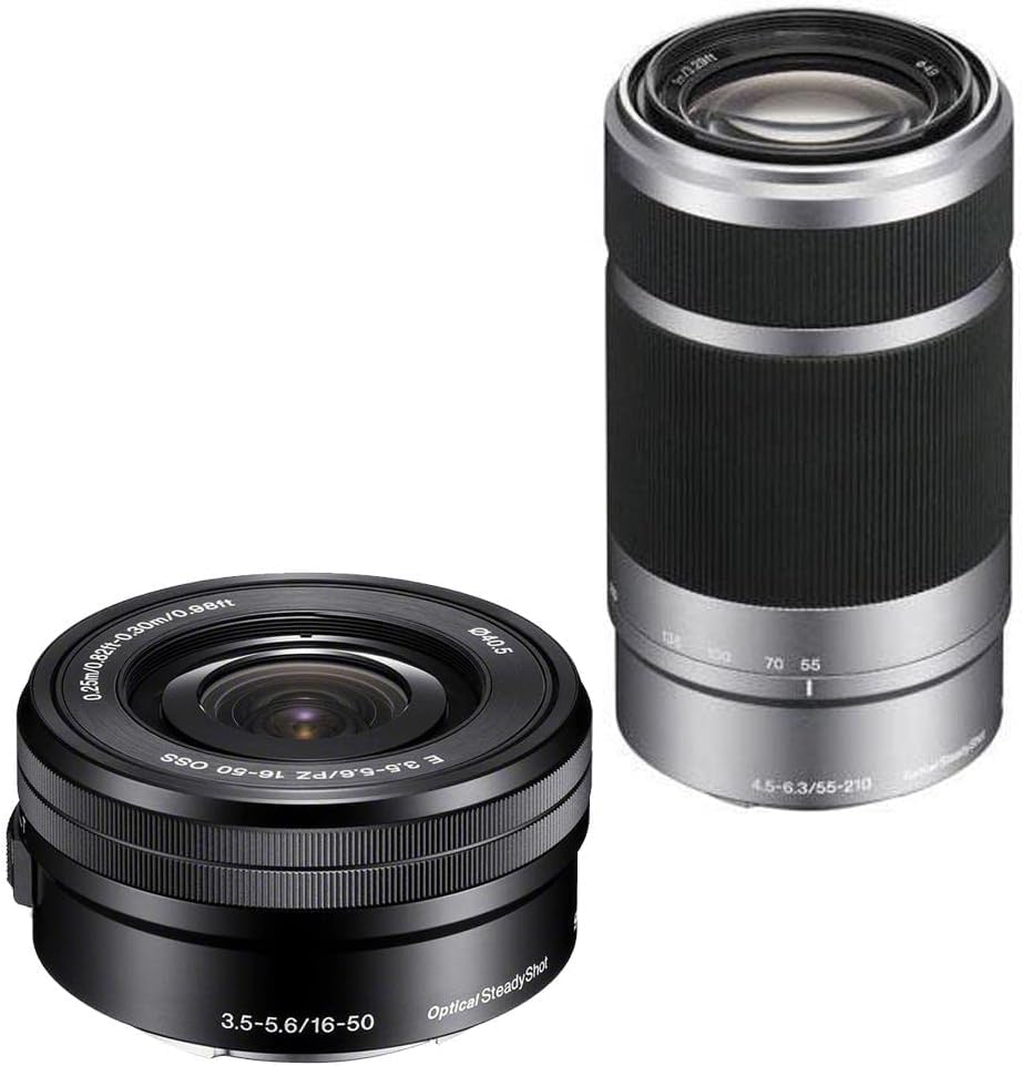 Amazon.com : Sony E PZ 16-50mm f/3.5-5.6 and 55-210mm f/4.5-6.3