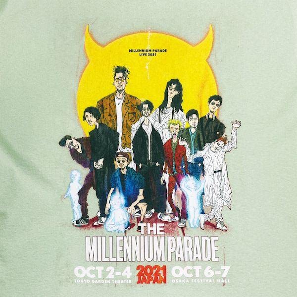 Amazon.co.jp: ミレニアムパレード Tシャツ millennium parade(Lサイズ