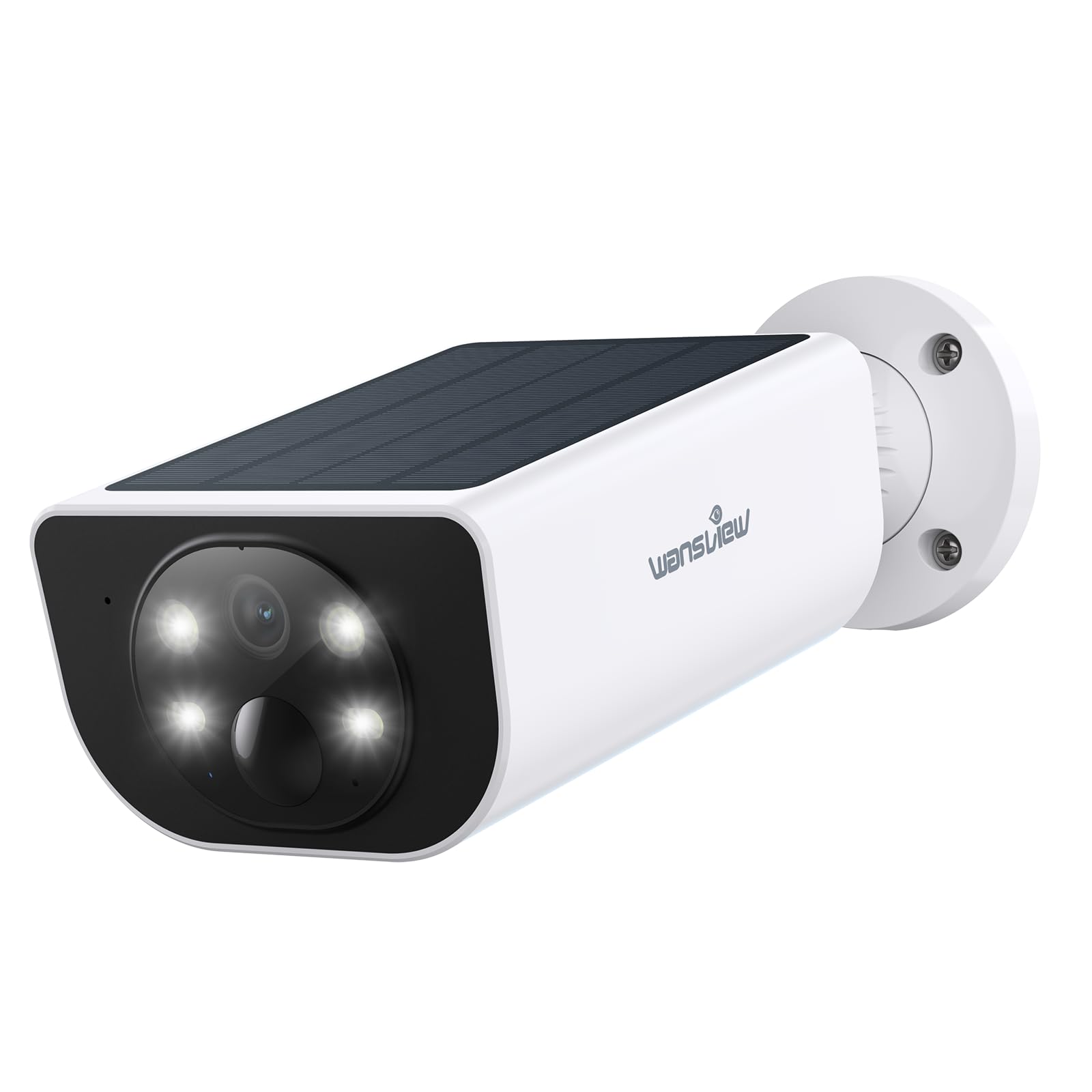 Wansview 防犯カメラ 屋外 ソーラー パネル一体型監視カメラ