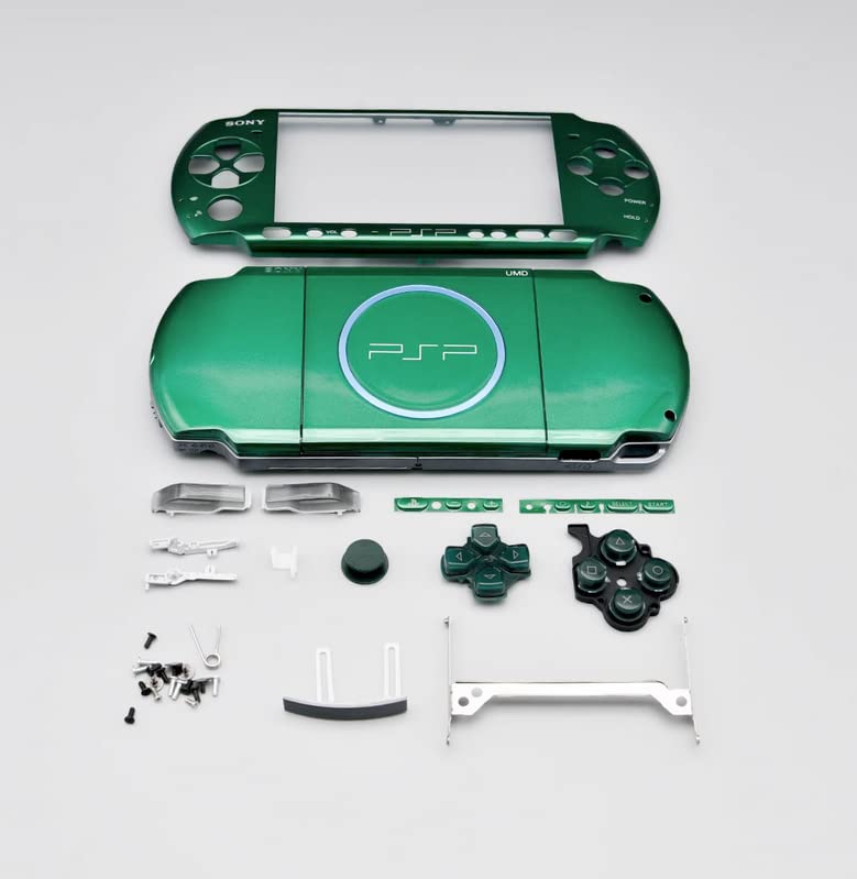 Replacement PSP 3000 Console Full Housing Shell Cover with Button