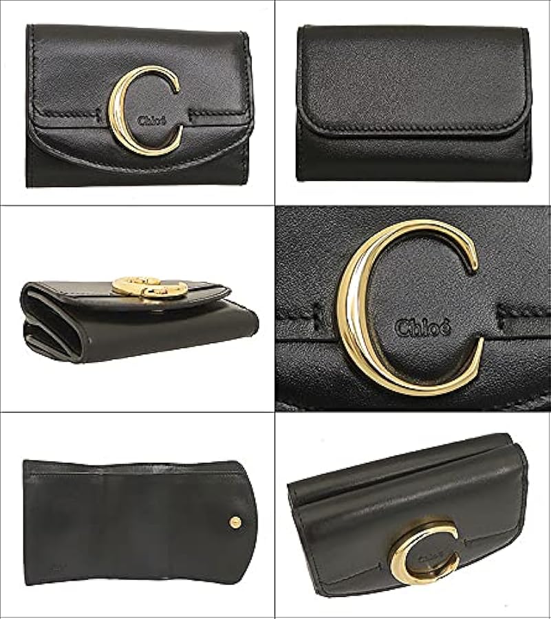 Amazon | [クロエ] 三つ折り財布 C MINI TRI-FOLD CHC19UP058 A37 001
