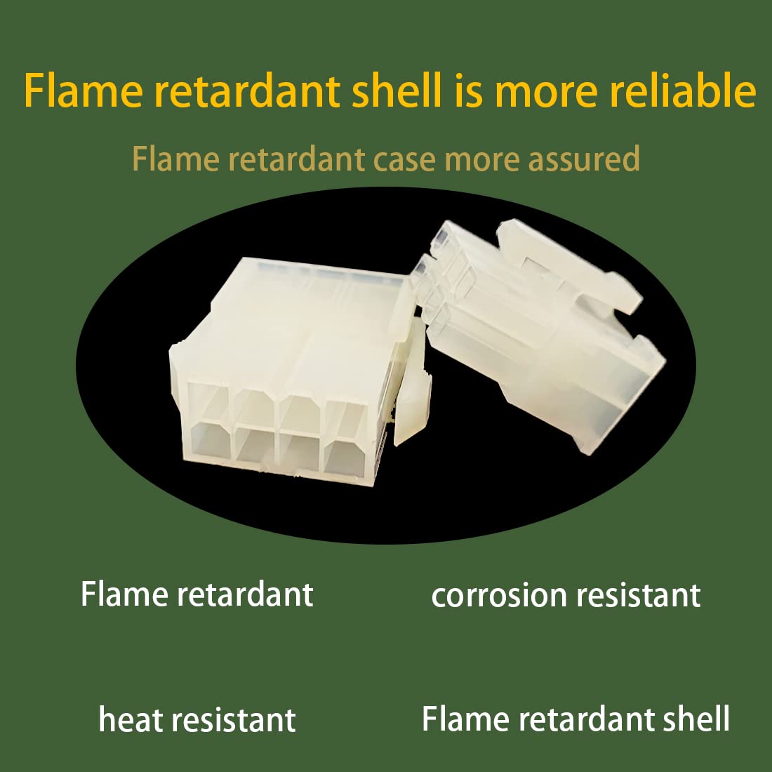 Gikfun 4.2mm 18-24 AWG 2x2 2x4Pin Wire Connectors Housing Terminal
