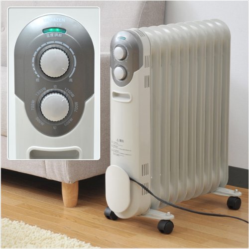 Amazon | 山善 オイルヒーター ホワイト DO-L12(W) | 山善(YAMAZEN