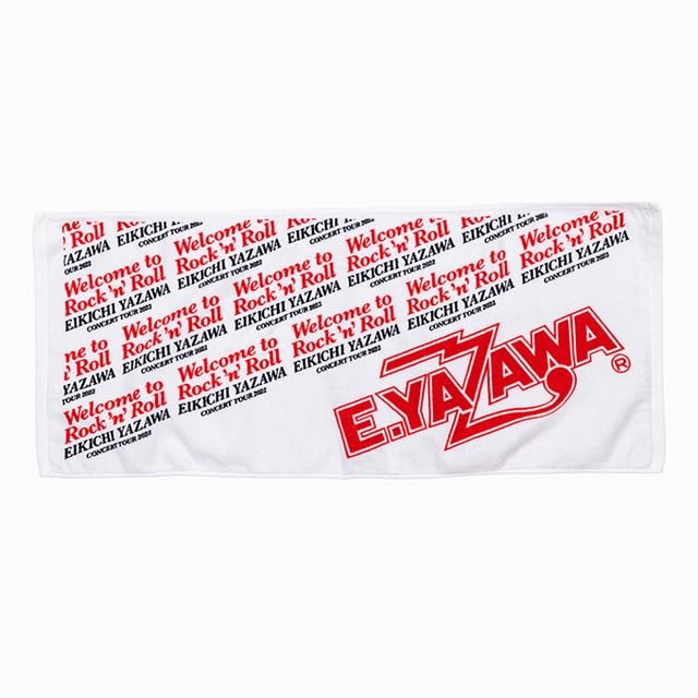 Amazon｜矢沢永吉 フェイスタオル YAZAWA 34cm×80cm 綿100