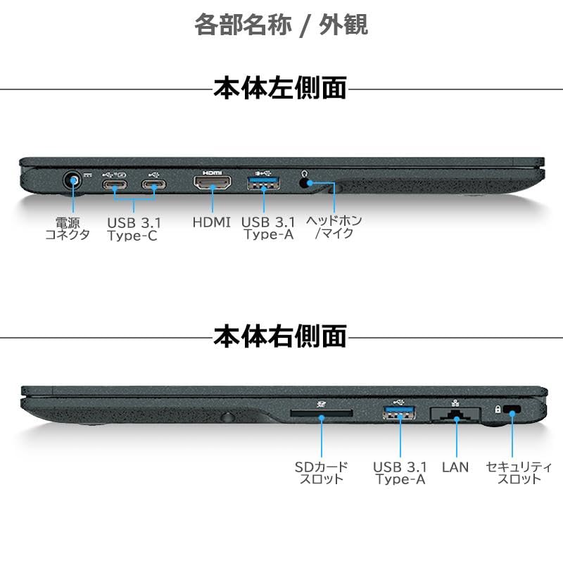 Amazon.co.jp: 【整備済み品】富士通 超軽量 薄型ノートパソコン