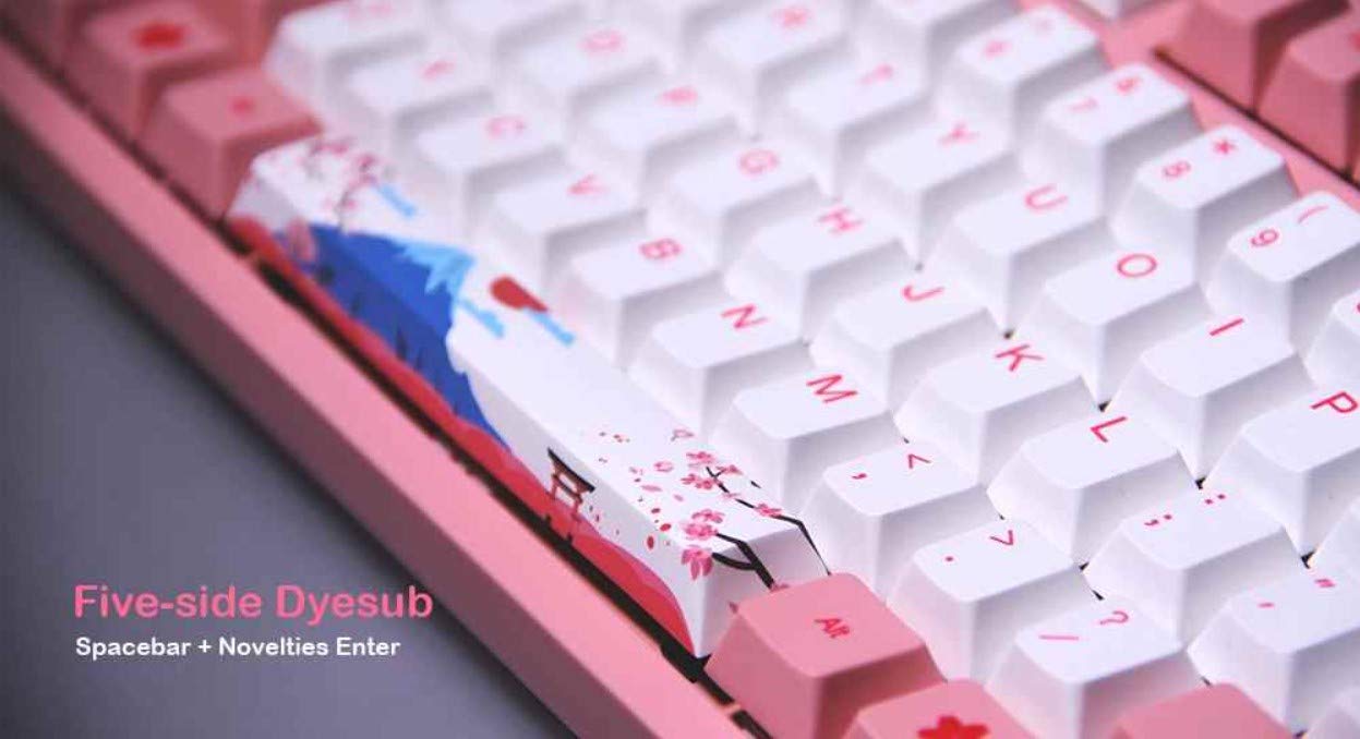AKKO 3108 V2 108 Key PBT Keycap Akko Pink Switch Type-C Wired