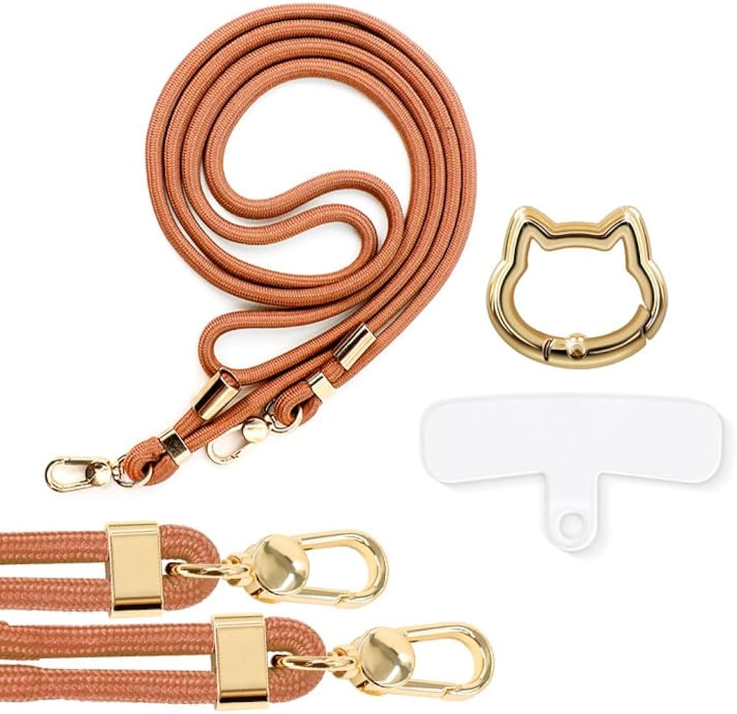 Amazon.co.jp: [ZENIX DESIGN TECH] スマホ ショルダー ストラップ 猫