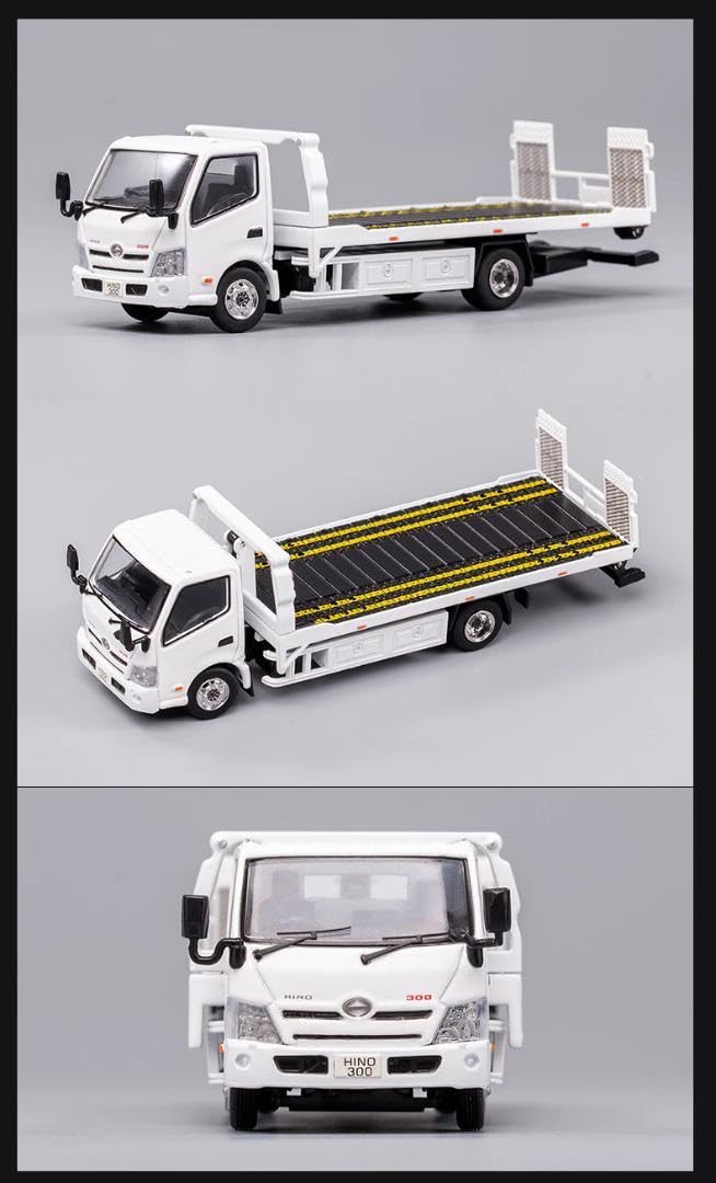Amazon.co.jp: gcd 1 64 日野 フルフラット積載車 白 : パソコン・周辺機器