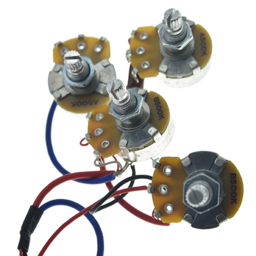 Amazon.com: Guitar Prewired Wiring Harness Humbucker Solderless