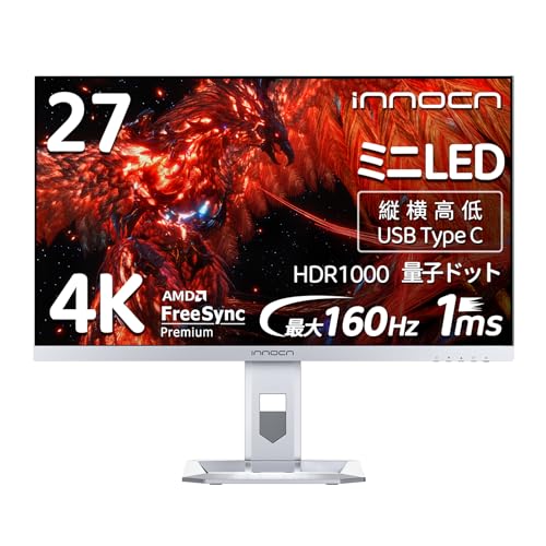 Amazon.co.jp: INNOCN 27M2V 27インチ ゲーミングモニター 4K ミニLED