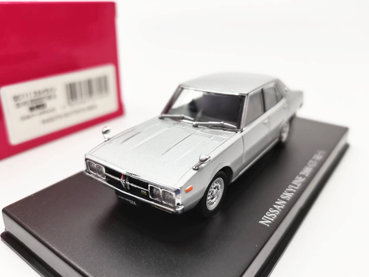 Amazon | DISM 1/43 スカイライン 2000 GT-XE S 銀 | ミニカー・ダイ