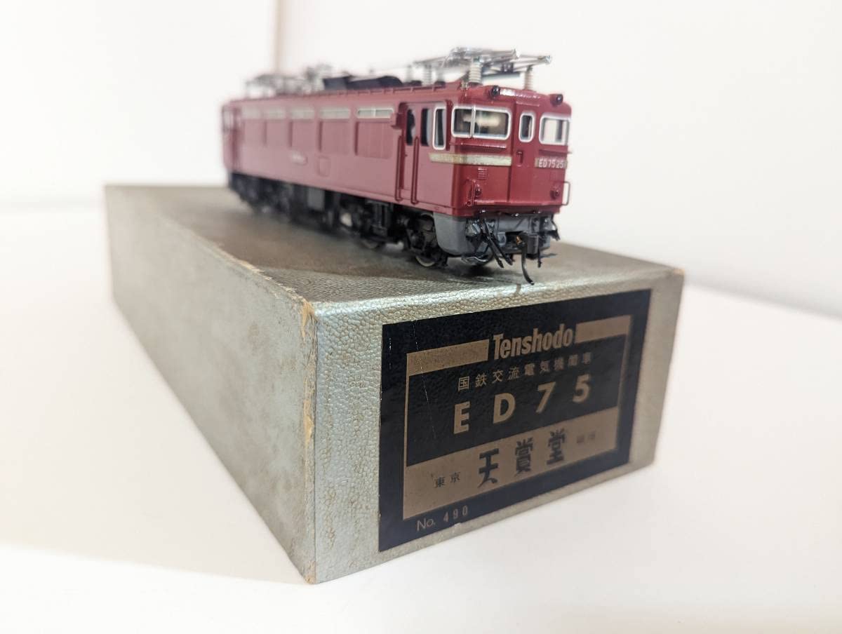 天賞堂製 EF57型電気機関車 HOゲージ 真鍮製 No.489 箱付 天賞堂製