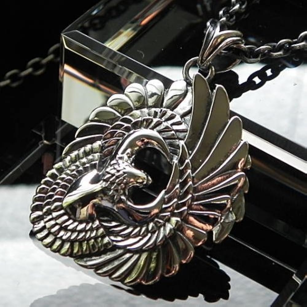 Amazon | ＜DaDa silver works＞鷹の首飾り 鷹ペンダント イーグル
