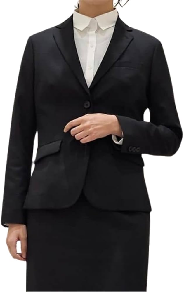 Amazon | 24SWaS黒無地2BJK_9241650黒SS | パンツスーツ 通販