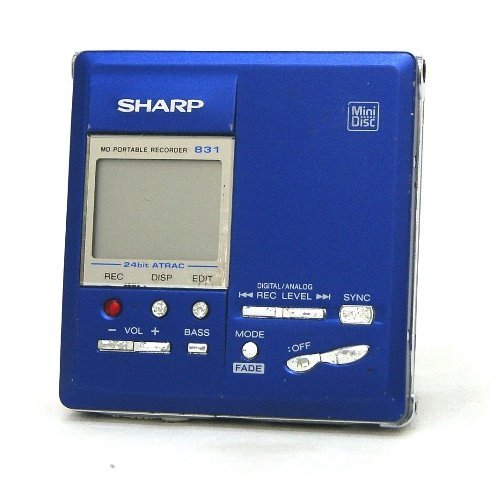 Amazon | SHARP シャープ MD-MT831-A ブルー ポータブルMDレコーダー