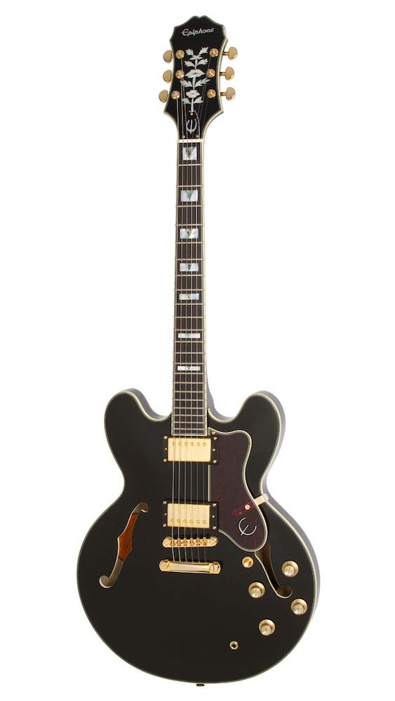 Amazon | Epiphone エピフォン セミアコギター Sheraton II PRO (Ebony