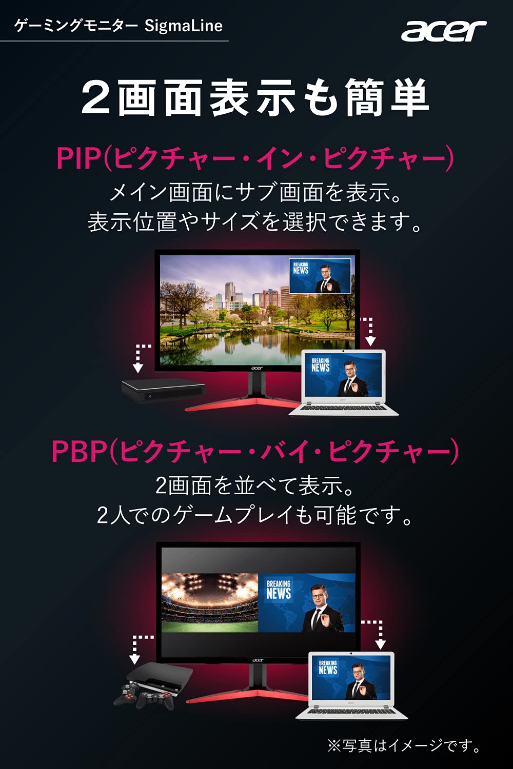 Amazon.co.jp: Acer ゲーミングモニター ディスプレイ 165hz