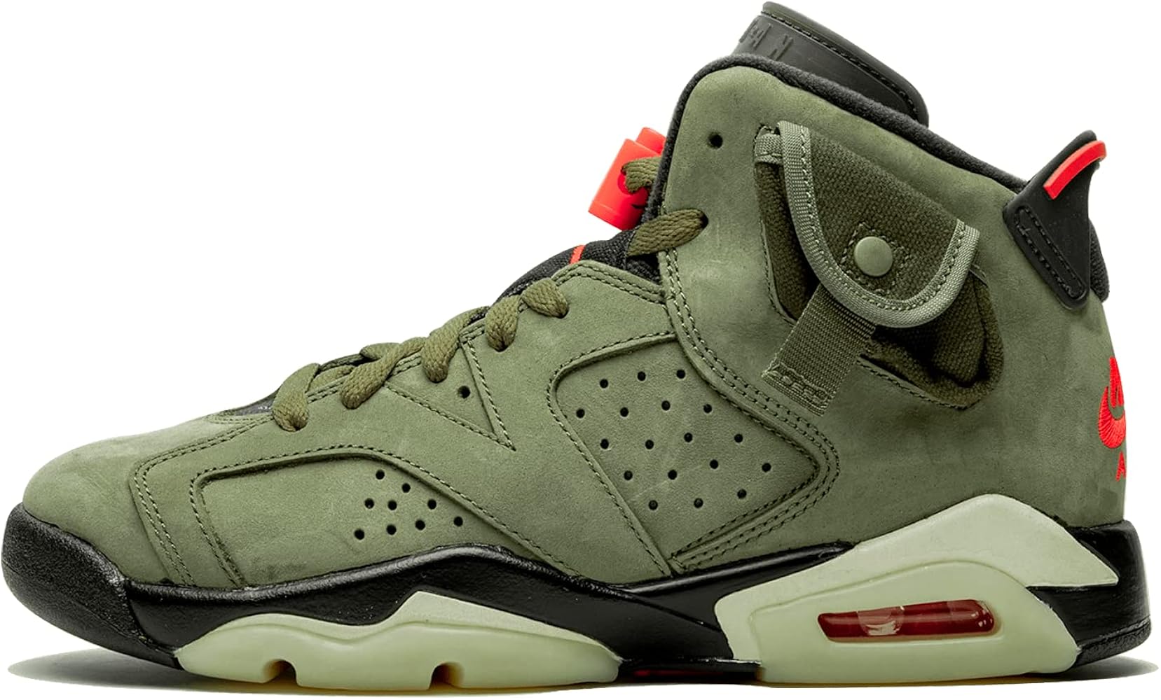 GS) Air Jordan 6 Retro SP x Travis Scott 'Cactus Jack Medium Olive