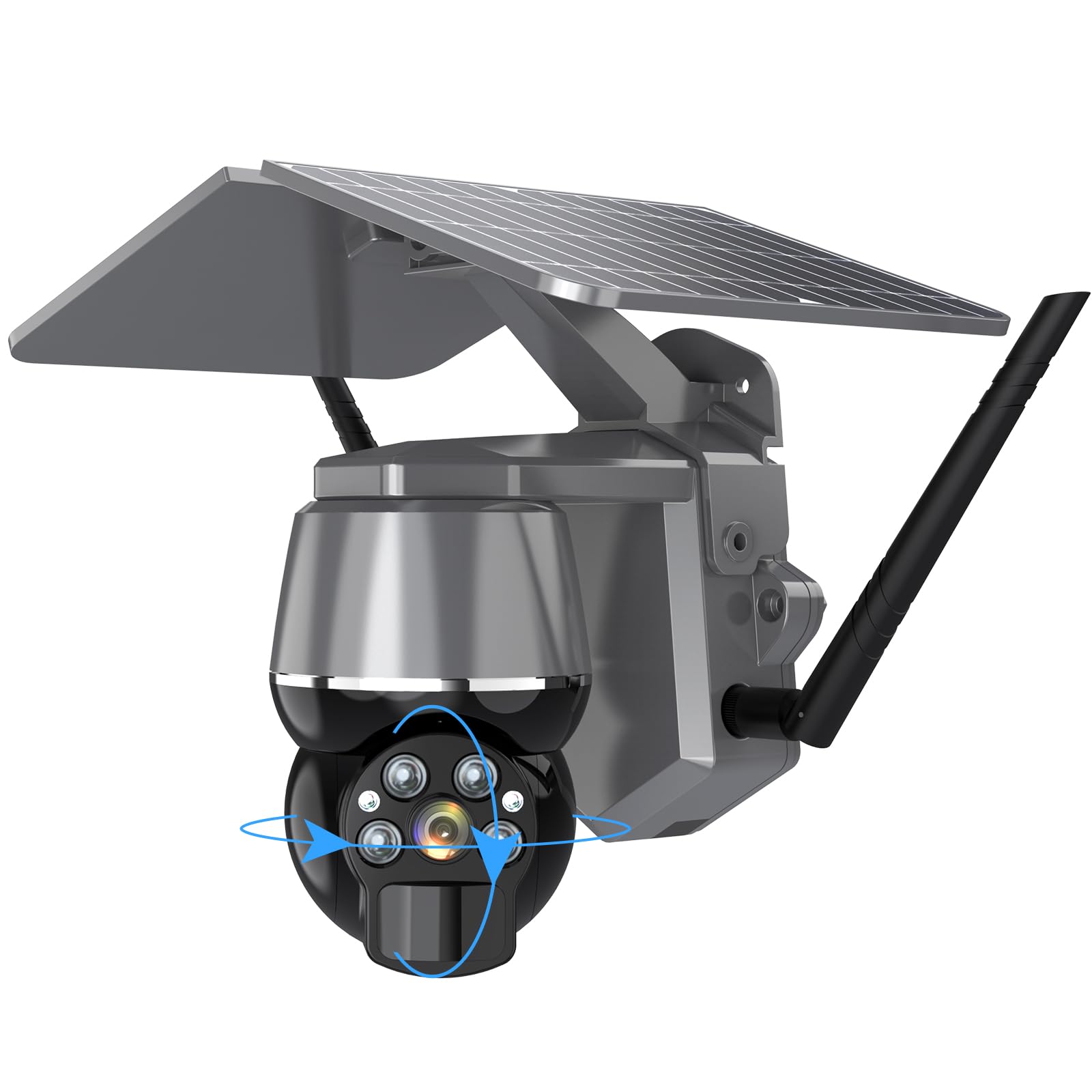 Amazon.co.jp: 防犯カメラ 屋外 ソーラー 家庭用 【ソーラー充電 / 500