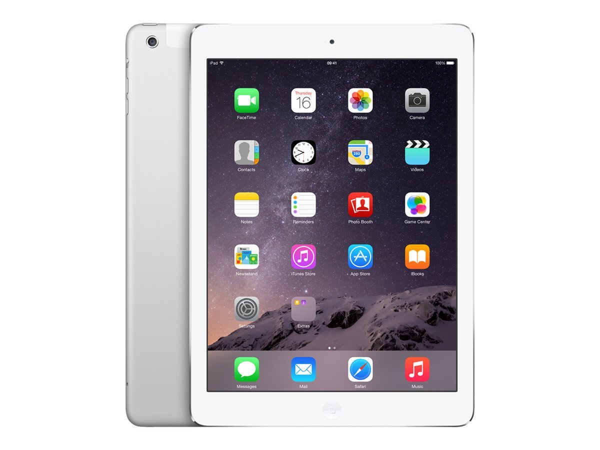 Apple iPad Air 2 MH2N2LL/A (64GB, Wi-Fi + 4G, Silver) NEWEST