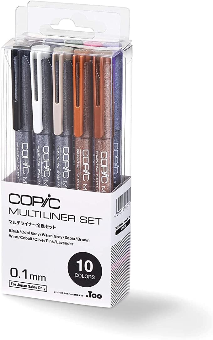 Amazon.co.jp: コピック(COPIC) Too マルチライナー全色セット (0.1