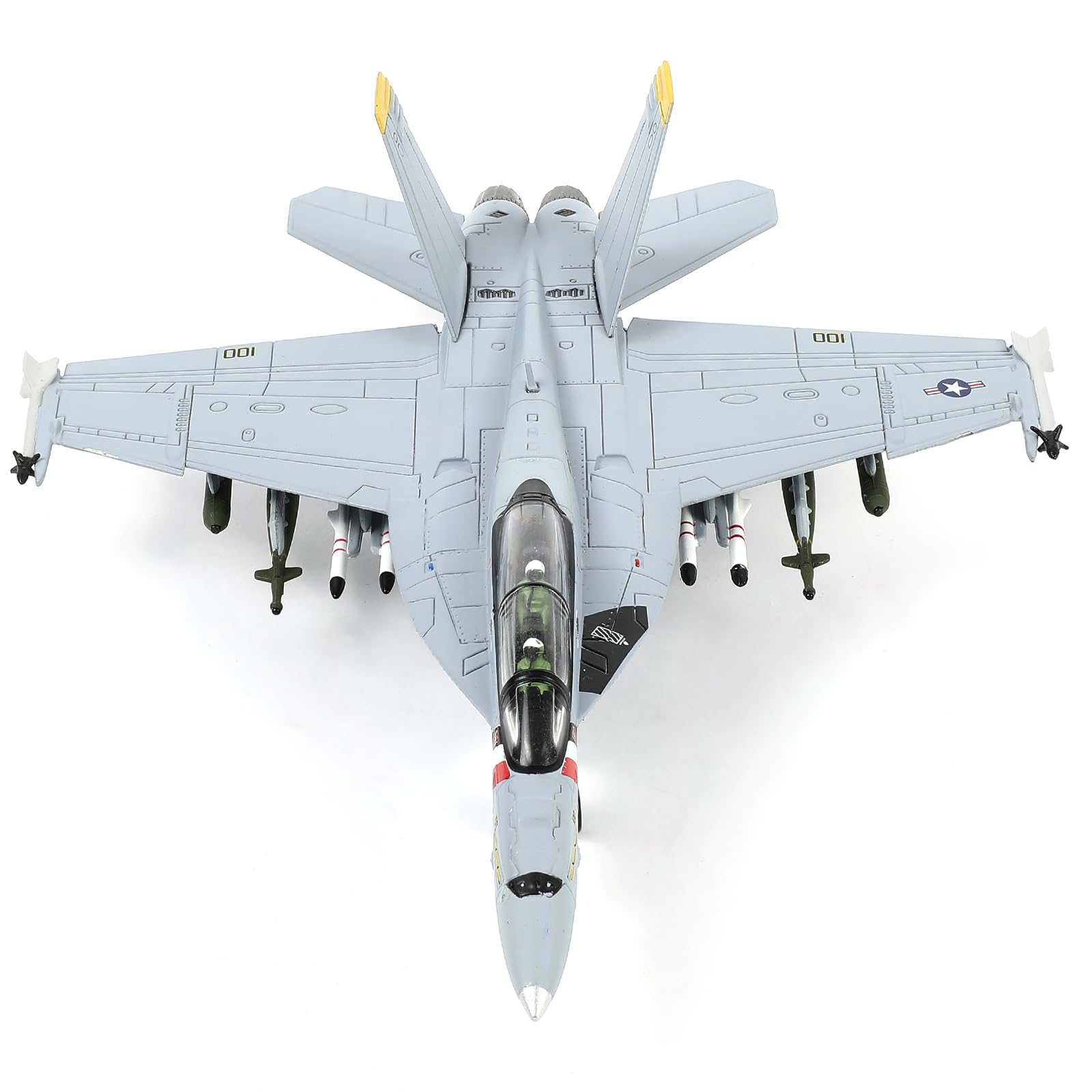NUOTIE 1/100 F/A-18F Super Hornet VFA-2 Diecast Metal Aircraft