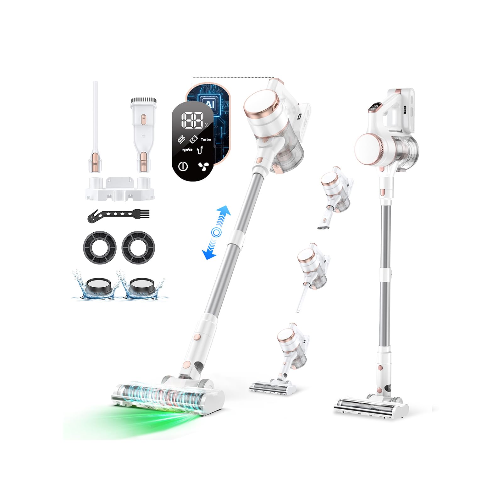 Amazon | 掃除機 コードレス【2026衝撃的デビュー！120Kpa超強力吸引