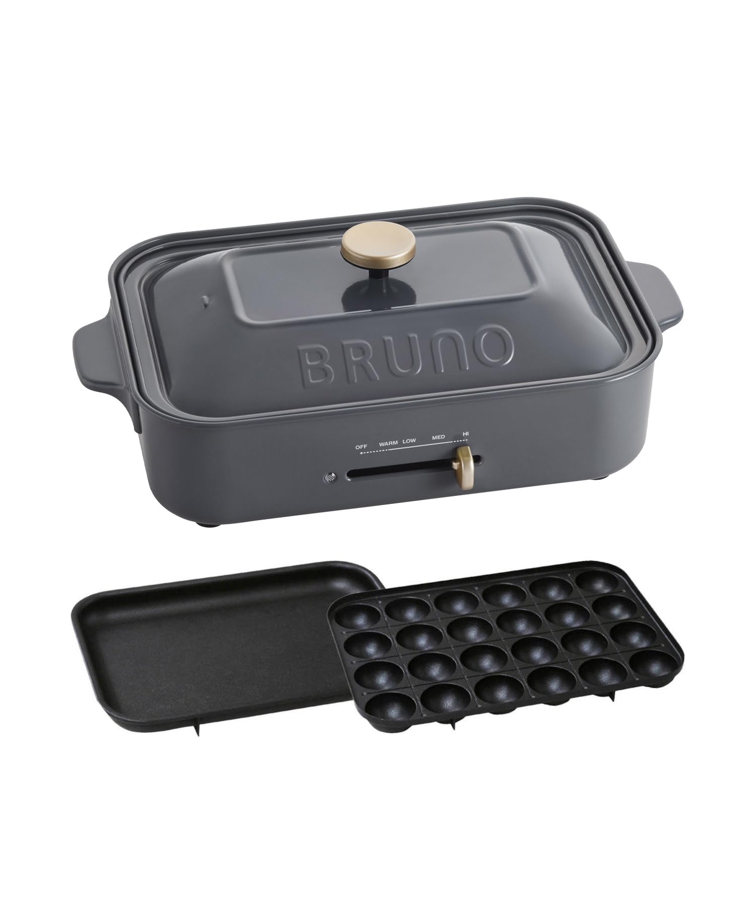 Amazon | BRUNO ブルーノ コンパクトホットプレート 本体 プレート2種