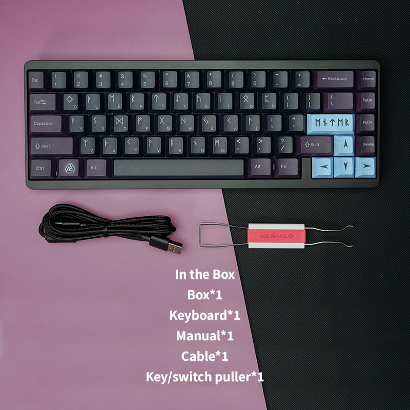 Mechkeys VARMILO Muse65 Teclado para jogos com chassi de liga de