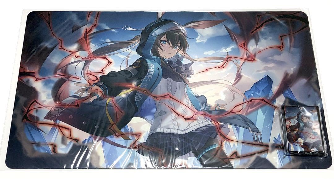 白詰草 スリーブ プレイマット アークナイツ ウィシャデル 白詰草