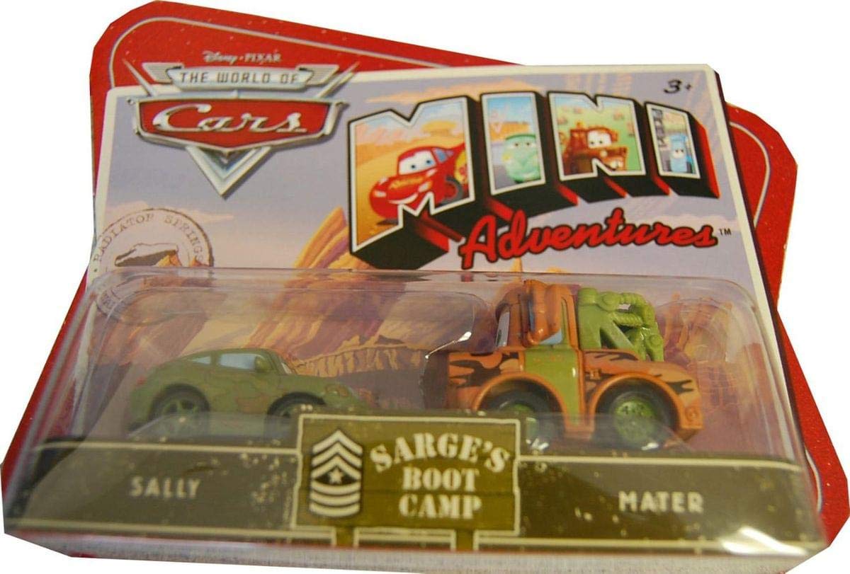 Amazon.com: Disneys Pixar Cars Mini Adventures 2 Pk Sarges Boot